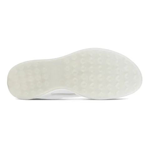 Ladies ECCO® Golf Biom Hybrid Leather Shoe - White - Sole