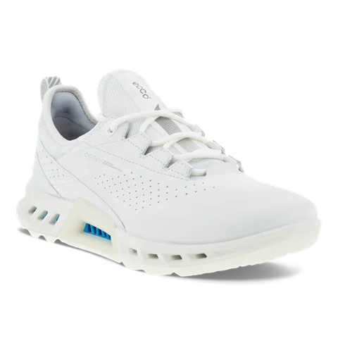 ECCO® Golf Biom C4 chaussure de golf en cuir Gore-Tex pour femme - Blanc - Main