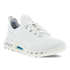 Ladies ECCO® Golf Biom C4 Leather Gore-Tex Shoe - White - Main