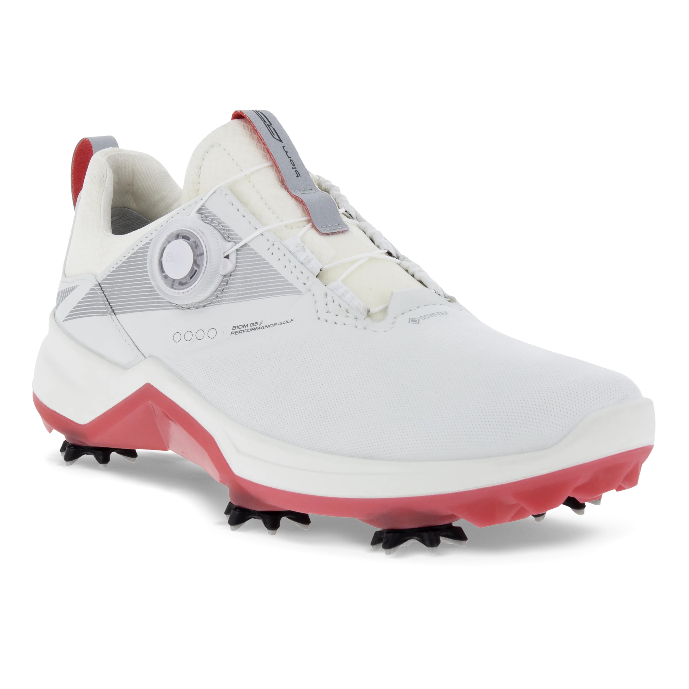 nød Kristus Diktat ECCO® Golf Biom G5 Gore-Tex golfsko i læder med spikes til damer | Hvid