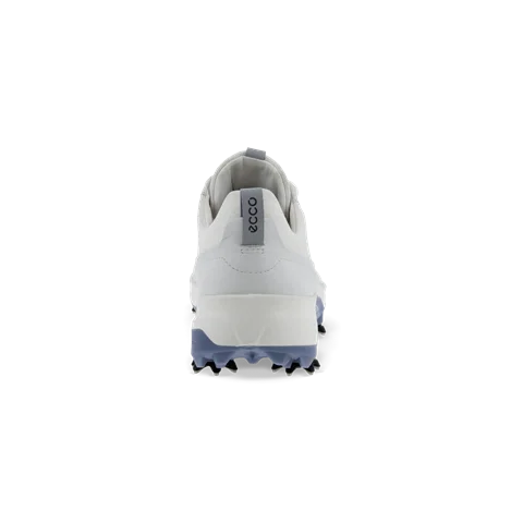 ECCO® Golf Biom G5 chaussure de golf crantée en cuir Gore-Tex pour femme - Blanc - Heel