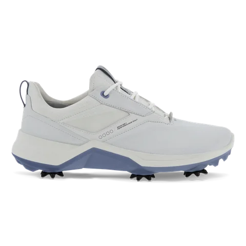 Dámská kožená Gore-Tex golfová obuv ECCO® Golf Biom G5 - Bílá - Outside