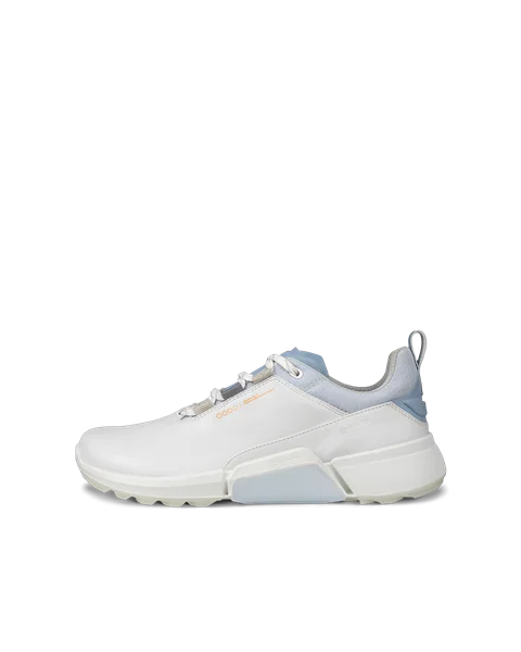 Ladies ECCO® Golf Biom H4 Leather Gore-Tex Shoe - White - O