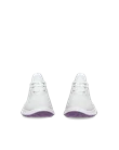 ECCO® Golf BIOM H5 chaussure de golf imperméable en cuir pour femme - Blanc - Front_Pair