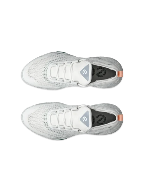 Women's ECCO® Golf BIOM H5 Textile Golf Shoe - White - Top_Left_Pair