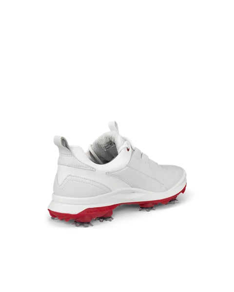 ECCO® Golf Biom Tour golfsko i vandtæt i læder med spikes til damer - Hvid - B