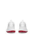 ECCO® Golf Biom Tour golfsko i vandtæt i læder med spikes til damer - Hvid - Front_Pair