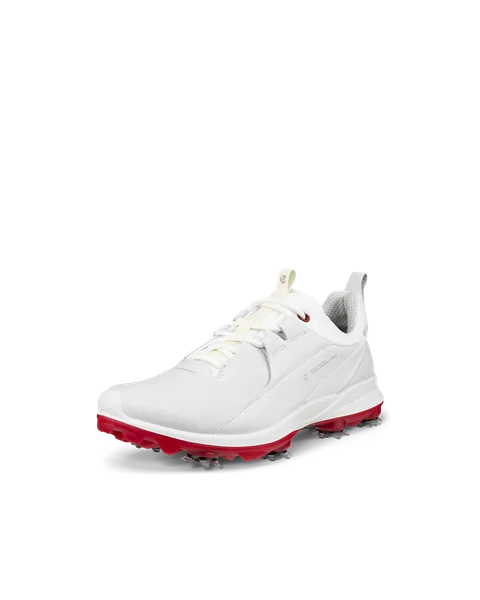 Women's ECCO® Golf Biom Tour Leather Waterproof Cleats - White - M