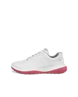 Ladies ECCO® Golf LT1 Leather Waterproof Shoe - White - O