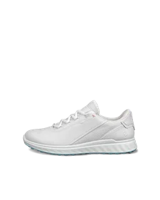 Women's ECCO® Golf S-Casual Leather Waterproof Shoe - White - O