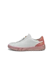 Ženski usnjeni čevlji za golf ECCO® Golf Tray - bela - O