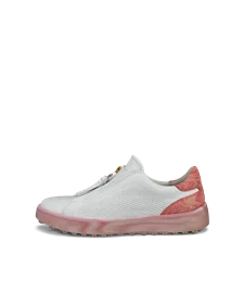 ECCO® Golf Tray ženske kožne cipele za golf - Bijela - O