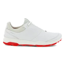 Dámská kožená golfová obuv ECCO® Golf Biom Hybrid 3 - Bílá - Outside