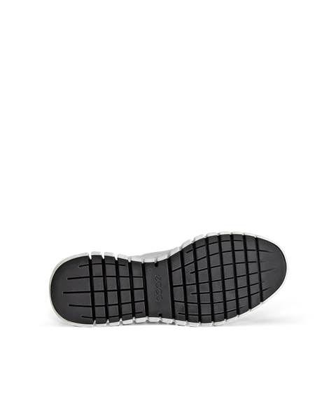 ECCO® Gruuv sneakers i læder til herrer - Hvid - S