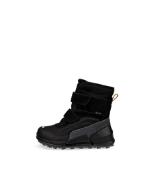 Dziecięce zamszowe buty zimowe Gore-Tex ECCO® Biom K2 - Czarny - O