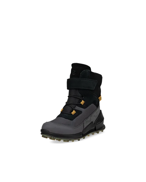 Kids' ECCO® Biom K2 Nubuck Gore-Tex Winter Boot - Black - M
