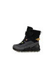 Dziecięce nubukowe buty zimowe Gore-Tex ECCO® Biom K2 - Czarny - O