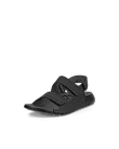 ECCO® Cozmo sandaler i læder med to remme til børn - Sort - M