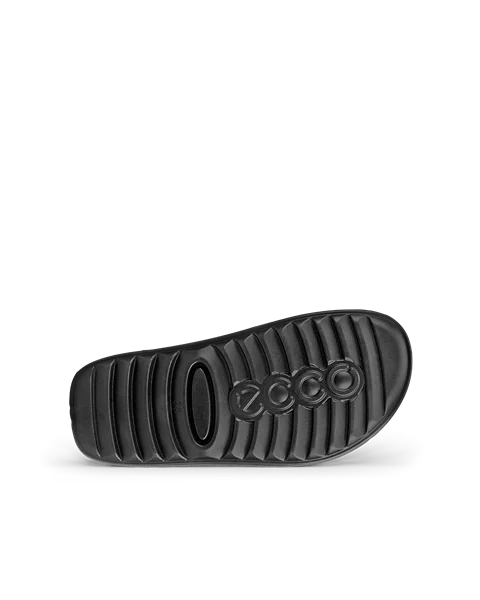 Chlapčenské kožené sandále 2 remienky ECCO® Cozmo - Čierna - S