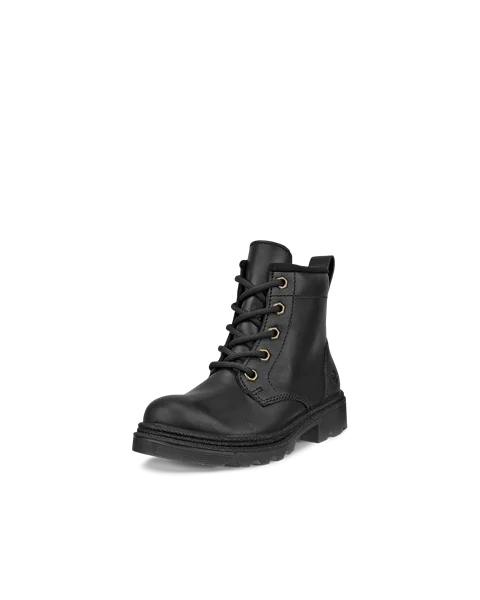 Kids' ECCO® Grainer Leather Waterproof Boot - Black - M