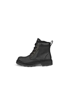 Kids' ECCO® Grainer Leather Waterproof Boot - Black - O