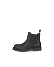 ECCO® Grainer botte Chelsea imperméable en cuir pour enfant - Noir - O