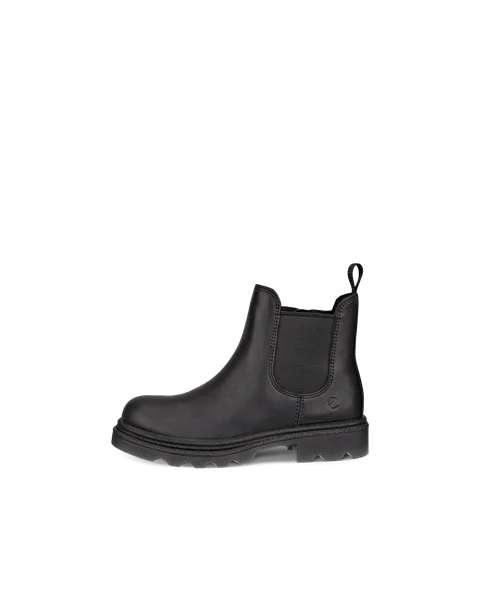 ECCO® Grainer barn vanntett Chelsea-boot skinn - Svart - O