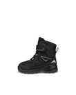 Kids' ECCO® Snow Mountain Nubuck Waterproof Winter Boot - Black - O