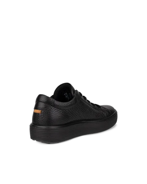ECCO® Soft 60 gyerek bőr sneaker - FEKETE  - B