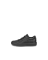 ECCO® Soft 60 gyerek bőr sneaker - FEKETE  - O