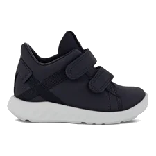 Chłopięce skórzane sneakersy ECCO® SP.1 Lite - Czarny - Outside