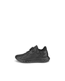Dziecięce skórzane sneakersy ECCO® SP.1 Lite - Czarny - O