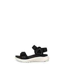 Fantovski sandali iz tkanine ECCO® SP.1 Lite - črna - O