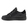 ECCO® Street 1 fiú bőr sneaker - FEKETE  - Inside