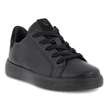ECCO® Street 1 fiú bőr sneaker - Fekete - Main