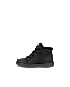 ECCO® Street Tray chaussures en nubuck Gore-Tex pour enfant - Noir - O