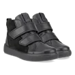 Chlapčenská kožená nepremokavá obuv ECCO® Street Tray - Čierna - Pair