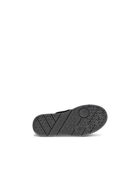 Kids' ECCO® Street Tray Leather Waterproof Shoe - Black - S