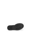 ECCO® Tredtray mellemhøj snørestøvle i læder til børn - Sort - S