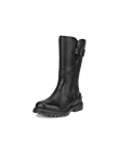 Kids' ECCO® Tredtray Leather High-Cut Boot - Black - M