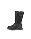 Kids' ECCO® Tredtray Leather High-Cut Boot - Black - O