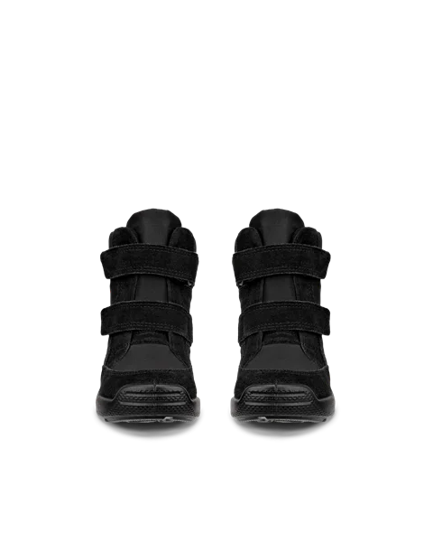 ECCO® Urban Mini barn Gore-Tex halvhøy støvel semsket skinn - Svart - Front_Pair