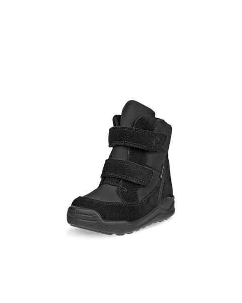 ECCO® Urban Mini mellemhøj Gore-Tex støvle i ruskind til børn - Sort - M