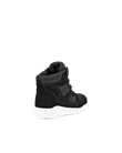 Dětská velurová kotníčková obuv ECCO® Urban Mini - Černá - B