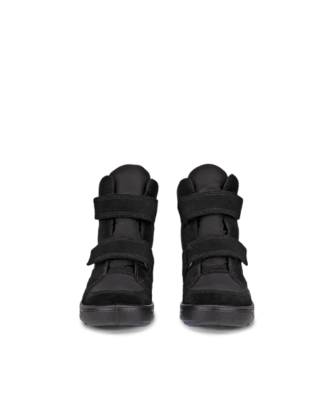 ECCO® Urban Snowboarder barn Gore-Tex vinterstøvel semsket skinn - Svart - Front_Pair
