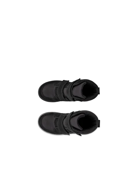 ECCO® Urban Snowboarder barn Gore-Tex vinterstøvel semsket skinn - Svart - Top_Left_Pair