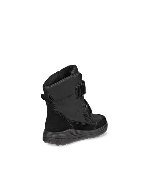 Dziecięce zamszowe buty zimowe Gore-Tex ECCO® Urban Snowboarder - Czarny - B