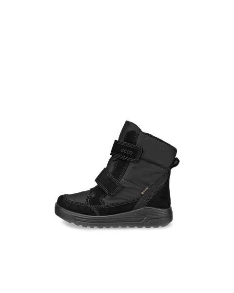 Kids' ECCO® Urban Snowboarder Suede Gore-Tex Winter Boot - Black - O
