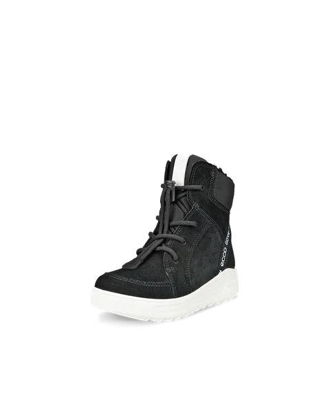 Kids' ECCO® Urban Snowboarder Suede Gore-Tex Winter Boot - Black - M