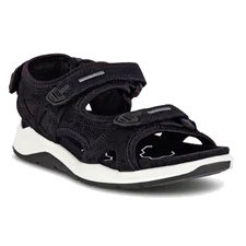 ECCO® X-Trinsic sandale de marche en nubuck pour garçon - Noir - Main